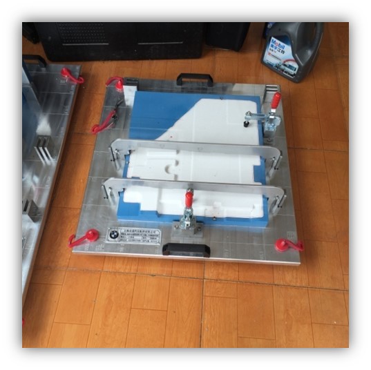 BMW energy absorbing block tester